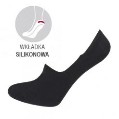 Czarne mikrostopki bawełniane damskie (model 785). Czarne skarpety damskie Milena, bez wzorów, z bawełny. Za 14.90 zł.
