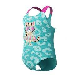 Strój kąpielowy jednoczęściowy dla dziewczynek Speedo Digital Printed. Niebieskie stroje kąpielowe dla dziewczynek Speedo, bez wzorów. Za 109.99 zł.