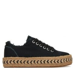Espadryle DeeZee. Czarne espadryle damskie DeeZee, bez wzorów, bez obcasa, bez zapięcia. Za 99.99 zł.