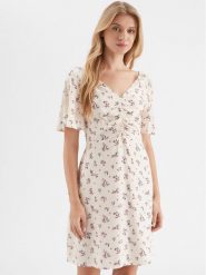 ONLY Sukienka codzienna 15299142 Écru Regular Fit. Sukienki damskie Only, na co dzień, s, bez wzorów, z wiskozy, bez kołnierzyka, bez ramiączek, proste. Za 189.99 zł.