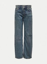 ONLY Jeansy 15329945 Niebieski Wide Leg. Niebieskie jeansy damskie Only. Za 199.99 zł.