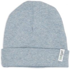 Lodger Beanie Melange bērnu cepurīte Blue Fogg 0-6 mēn. BEM 110_0-6 BEM 110_0-6 (8719033419421). Niebieskie rękawiczki dziecięce TB Print, bez wzorów. Za 46.28 zł.