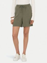 ONLY Szorty materiałowe Siesta 15333032 Zielony Loose Fit. Zielone szorty damskie Only, m, bez wzorów, z materiału. Za 59.99 zł.