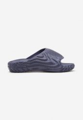 Granatowe Klapki z Pianki na Płaskiej Podeszwie z Tłoczoną Cholewką Testarose. Niebieskie klapki męskie Born2be, eleganckie. Za 19.99 zł.