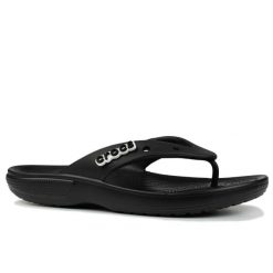 Klapki japonki męskie sportowe Crocs CLASSIC CROCS FLIP. Czarne klapki męskie Crocs, z materiału, klasyczne. Za 109.00 zł.