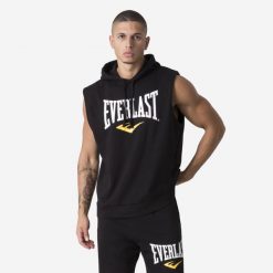 Koszulka bez rękawów męska Everlast sporty walki. Czarne koszulki sportowe męskie Everlast, m, bez wzorów, z bawełny, bez kołnierzyka, bez ramiączek, na fitness i siłownię. Za 119.99 zł.