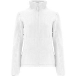 Damska Bluza Polarowa Artic Z Pełnym Zamkiem Błyskawicznym. Białe bluzy sportowe damskie ROLY, xl, bez wzorów, z polaru, bez kaptura, trekkingowe. Za 100.99 zł.