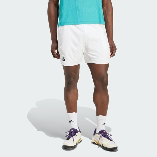 Szorty tenisowe Climacool Ergo. Białe szorty męskie Adidas, xl, bez wzorów, z elastanu, klasyczne. Za 239.00 zł.