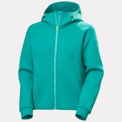 Bluza damska z kapturem Helly Hansen HP Ocean 2.0. Zielone bluzy damskie Helly Hansen, na lato, l, bez wzorów, z elastanu, z kapturem. Za 527.00 zł.