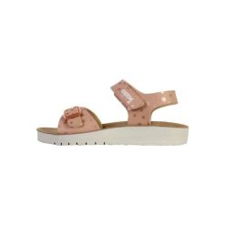 Sandały GEOX J SANDAL COSTAREI GI Rose. Czerwone sandały damskie Geox, bez wzorów, ze skóry, bez obcasa, bez zapięcia. Za 198.99 zł.