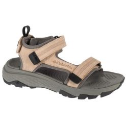 Sandały Columbia Peakfreak Rush Sandal Lea 2121251212 beżowy. Brązowe sandały męskie z gumy, bez zapięcia. Za 418.65 zł.