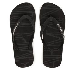 Japonki Emporio Armani. Czarne klapki męskie Emporio Armani. Za 319.99 zł.