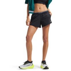 Szorty sportowe Under Armour Vanish Woven męskie - L. Czarne krótkie spodenki sportowe męskie Under Armour, l, bez wzorów, z materiału, na fitness i siłownię. Za 312.99 zł.