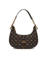 Guess Torebka Kuba HWPA93 29180 Beżowy. Brązowe torebki do ręki damskie Guess, z aplikacjami, ze skóry, bez dodatków. Za 589.99 zł.