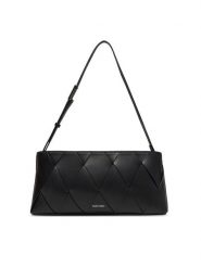Calvin Klein Torebka Ck Woven Elongated Shoulder Bag K60K612992 Czarny. Czarne torebki do ręki damskie Calvin Klein, bez wzorów, ze skóry, bez dodatków. Za 349.99 zł.
