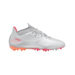 Buty piłkarskie Kipsta Viralto III 3D Airmesh MG/AG. Szare buty sportowe męskie KIPSTA, z dzianiny, bez zapięcia, do piłki nożnej. Za 269.99 zł.