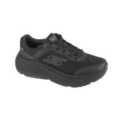 Buty do biegania damskie, Max Cushioning Endeavour. Czarne obuwie sportowe damskie Skechers, bez wzorów, do biegania, Skechers Sport. Za 359.99 zł.