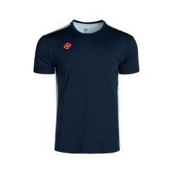 Koszulka techniczna z krótkim rękawem Oklahoma – lekka, oddychająca i szybkoschn. Niebieskie koszulki sportowe męskie IZAS, bez wzorów, z nylonu, bez kołnierzyka, bez ramiączek, na fitness i siłownię. Za 182.57 zł.