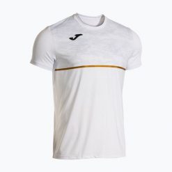 Koszulka do biegania męska Joma Record III. Białe koszulki sportowe męskie Joma, na lato, m, bez wzorów, z elastanu, bez kołnierzyka, bez ramiączek, do biegania. Za 92.99 zł.