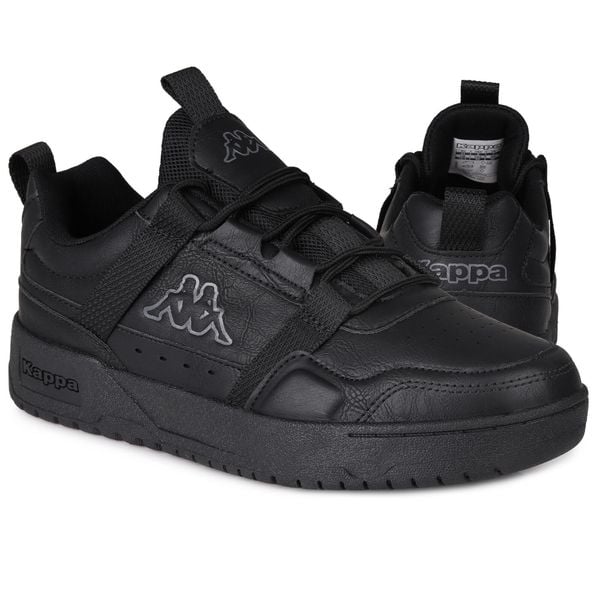 Buty męskie sportowe Kappa BRADOCK. Czarne buty sportowe męskie Kappa, z gumy, bez zapięcia. Za 159.00 zł.