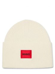 HUGO Czapka - Saffa Kobiety biały, ONE SIZE. Białe czapki i kapelusze damskie Hugo, bez wzorów, z wełny, eleganckie. Za 309.95 zł.