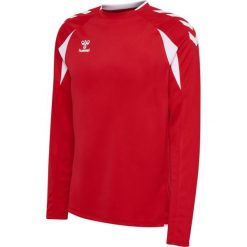 Koszulka z długim rękawem i okrągłym dekoltem Hummel Core 2.0. Białe swetry damskie Hummel, na zimę, bez wzorów, bez kołnierzyka, bez ramiączek, długie, bez kaptura. Za 247.00 zł.