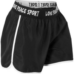 Lekkie szorty sportowe bonprix czarny. Spodnie dresowe damskie marki WED'ZE. Za 49.99 zł.