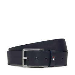 Pasek Męski Tommy Hilfiger. Czarne paski damskie Tommy Hilfiger, bez wzorów. Za 139.99 zł.