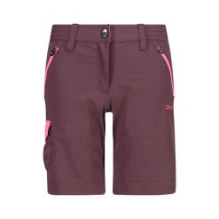 Szorty bermudzkie dla dziewczynki CMP. Czerwone spodenki dla dziewczynek CMP, bez wzorów, sportowe. Za 180.50 zł.