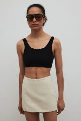 Spódnico spodenki z lnem w kolorze IVORY LINEN- MOVE-XL. Spódnice damskie Marsala, m, bez wzorów, z bawełny, eleganckie. Za 229.90 zł.