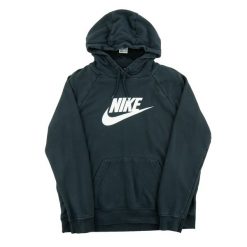 Second life - Nike bluza męska z kapturem - Stan bardzo dobry. Czarne bluzy męskie Nike, l, bez wzorów, z kapturem. Za 106.46 zł.