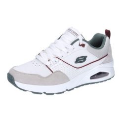 Buty do biegania Mężczyzna Skechers Uno Retro One szary. Białe buty sportowe męskie Skechers, z materiału, bez zapięcia, do biegania. Za 402.70 zł.