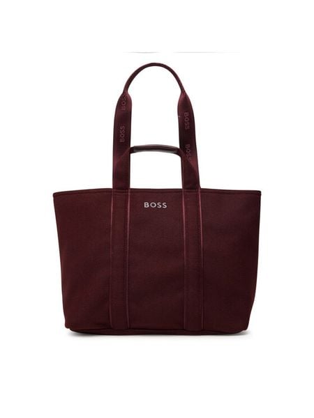 BOSS Torebka 50573624 Bordowy. Czerwone torebki do ręki damskie Boss, bez wzorów, bez dodatków. Za 679.99 zł.