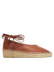 Castañer Espadryle Gea/2/250 025339 Brązowy. Brązowe espadryle damskie Castañer, bez wzorów, ze skóry, bez obcasa, bez zapięcia. Za 429.99 zł.