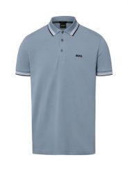 BOSS Green koszulka polo - Paddy Mężczyźni Bawełna (100%) niebieski, M. Niebieskie koszulki polo męskie BOSS GREEN, m, bez wzorów, z bawełny, biznesowe, bez ramiączek. Za 449.95 zł.