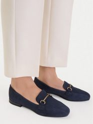 Lasocki Loafersy CEO-RST-ROMI-83 Granatowy. Niebieskie mokasyny damskie Lasocki, ze skóry. Za 199.99 zł.