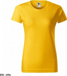MALFINI Basic 134 - ADLER - Koszulka damska, 160 g/m - żółty M. Żółte t-shirty damskie Malfini, m, bez wzorów, bez kołnierzyka. Za 22.14 zł.