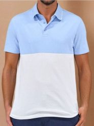 Koszulka polo - Inny. Koszulki polo męskie Sinsay, l, bez wzorów, bez ramiączek. Za 29.99 zł.