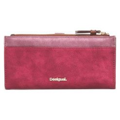 Desigual Portfel Damski Ares Pia Czerwony. Czerwone portfele damskie Desigual. Za 229.00 zł.