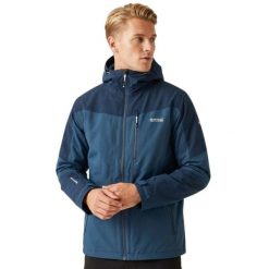 Kurtka trekkingowa męska Regatta Wentwood IX 3w1. Niebieskie kurtki męskie Regatta, m, bez wzorów, z poliesteru, trekkingowe. Za 502.00 zł.