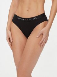 Tommy Hilfiger Figi klasyczne UW0UW04145 Czarny. Czarne figi damskie Tommy Hilfiger, xs, bez wzorów, z bawełny. Za 79.99 zł.
