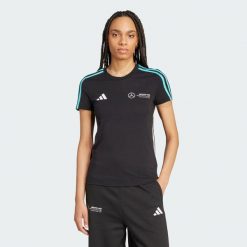 Koszulka Mercedes - AMG Petronas Formula One Team DNA. Białe koszulki sportowe damskie Adidas, l, bez wzorów, bez kołnierzyka. Za 199.00 zł.