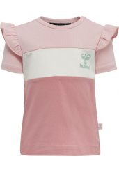 T-shirt dla dziewczynki Hummel Isla. Czerwone t-shirty i topy dla dziewczynek Hummel, bez wzorów, z bawełny, bez ramiączek. Za 116.50 zł.