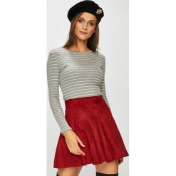 Tally Weijl - Bluzka. Szare bluzki damskie TALLY WEIJL, z bawełny, casualowe, z okrągłym kołnierzem. W wyprzedaży za 49.90 zł.