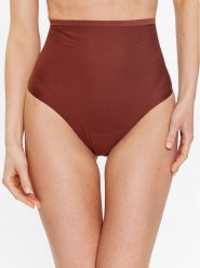 Triumph Stringi Shape Smart 10209535 Brązowy. Brązowe stringi damskie Triumph, l, bez wzorów, z syntetyku. Za 72.00 zł.