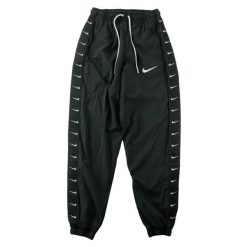 Second life - Nike spodnie dresowe męskie - Jak nowy. Czarne spodnie sportowe męskie Nike, m, bez wzorów, z dresówki, do biegania. Za 127.76 zł.