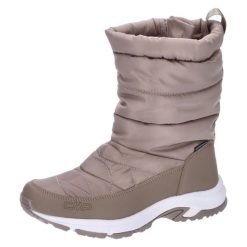 Buty zimowe damskie, Yakka. Brązowe trekkingi damskie CMP, na zimę, przed kolano, outdoorowe. Za 289.99 zł.