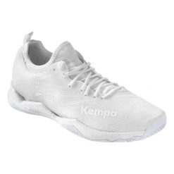 Damskie buty halowe Kempa Wing lite 2.0. Białe obuwie sportowe damskie Kempa, bez wzorów, do piłki ręcznej. W wyprzedaży za 465.00 zł.