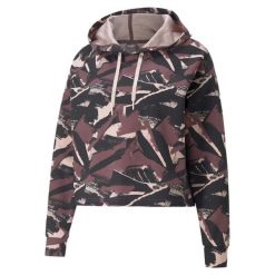 Damska bluza z kapturem Puma Modern Sports AOP. Czarne bluzy sportowe damskie Puma, s, bez wzorów, z kapturem, na fitness i siłownię. Za 89.00 zł.