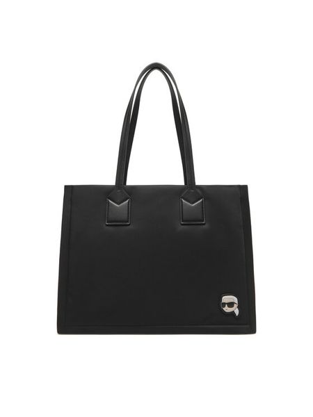 KARL LAGERFELD Torebka A1W30131 Czarny. Czarne torebki do ręki damskie KARL LAGERFELD, bez wzorów, ze skóry, bez dodatków. Za 599.99 zł.